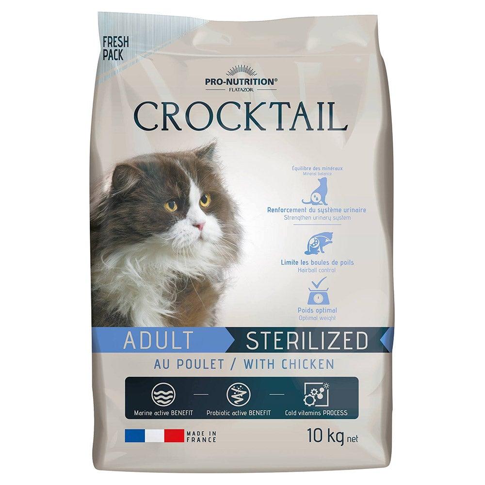 אוכל לחתולים בוגרים מעוקרים עם עוף 10 קג