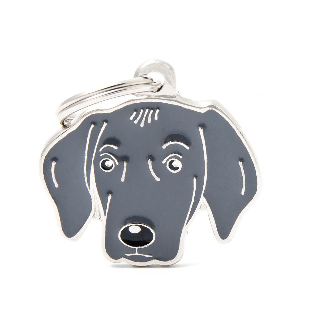 תג שם לכלב עם חריטה WEIMARANER-MF62